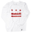 Load image into Gallery viewer, Pacers Running-2:02 DC Flag Long Sleeve-White/Red-Pacers Running

