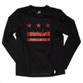 Load image into Gallery viewer, Pacers Running-2:02 DC Flag Long Sleeve-Black/Red-Pacers Running