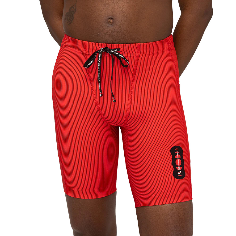 Men's ASICS x Bandit Striped Cadence Next Gen Pocket Half Tights