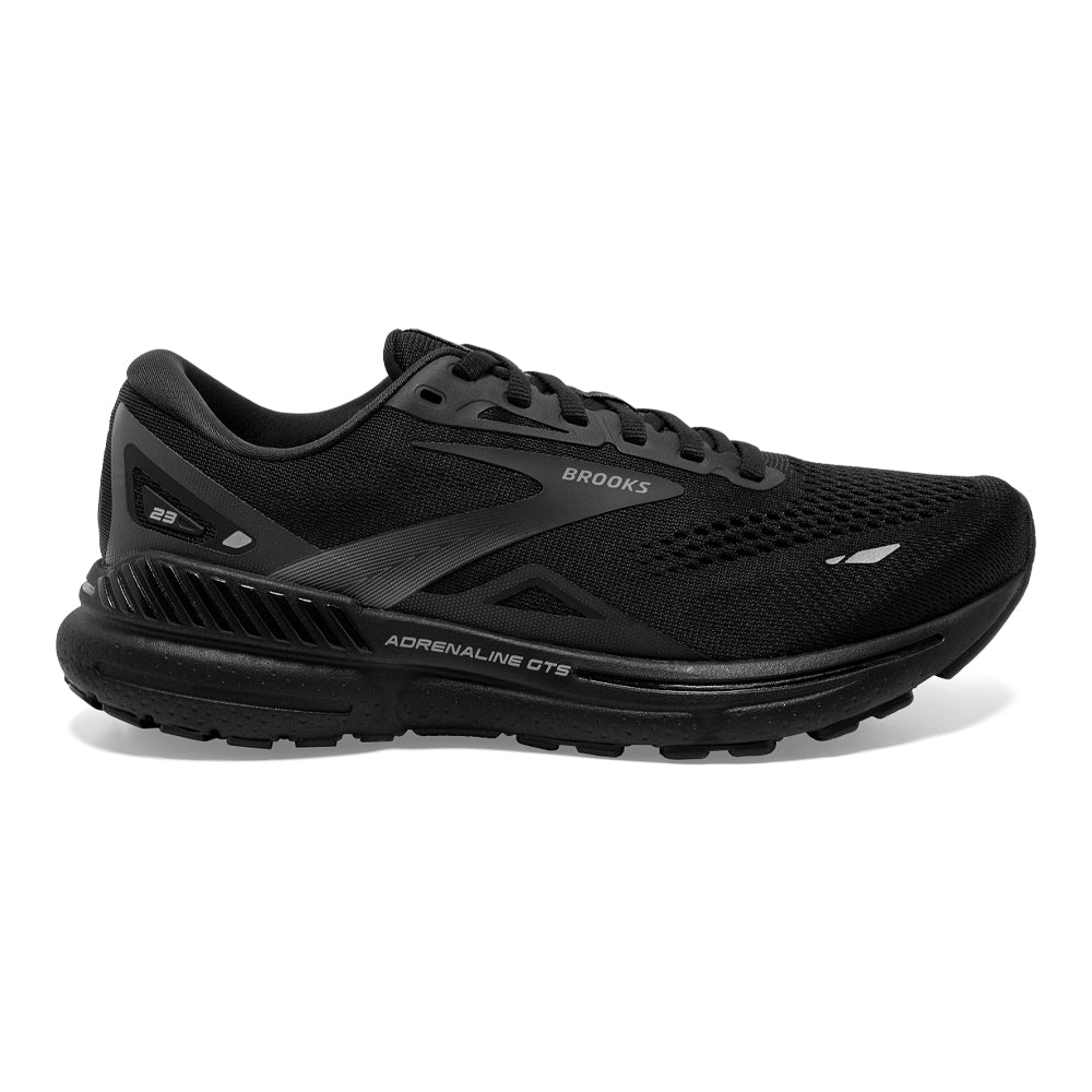Brooks Men's Glycerin GTS 21 Supportive Running Shoe - Black/Black/Ebony -  7 Medium