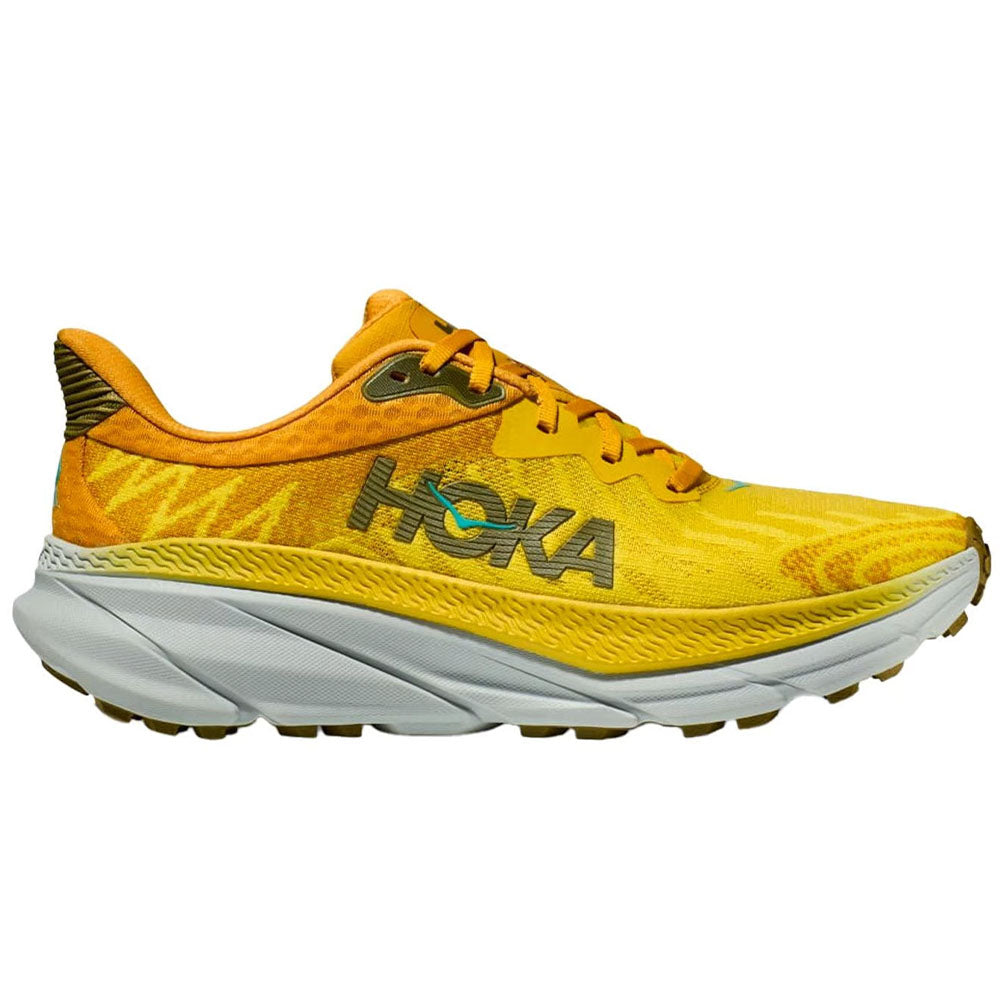 Hoka One One Challenger ATR 7 Mens 11.5 Shoes Yellow Trail Running Sneaker Hoka Challenger ATR 7 - Lemonade - Squash – Fit2Run main image 2