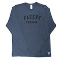 Load image into Gallery viewer, Sky Manufacturing-Men's Pacers Performance Tech Long Sleeve-Heather Navy-Pacers Running

