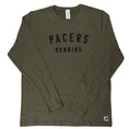 Load image into Gallery viewer, Sky Manufacturing-Men's Pacers Performance Tech Long Sleeve-Heather Hunter Green-Pacers Running
