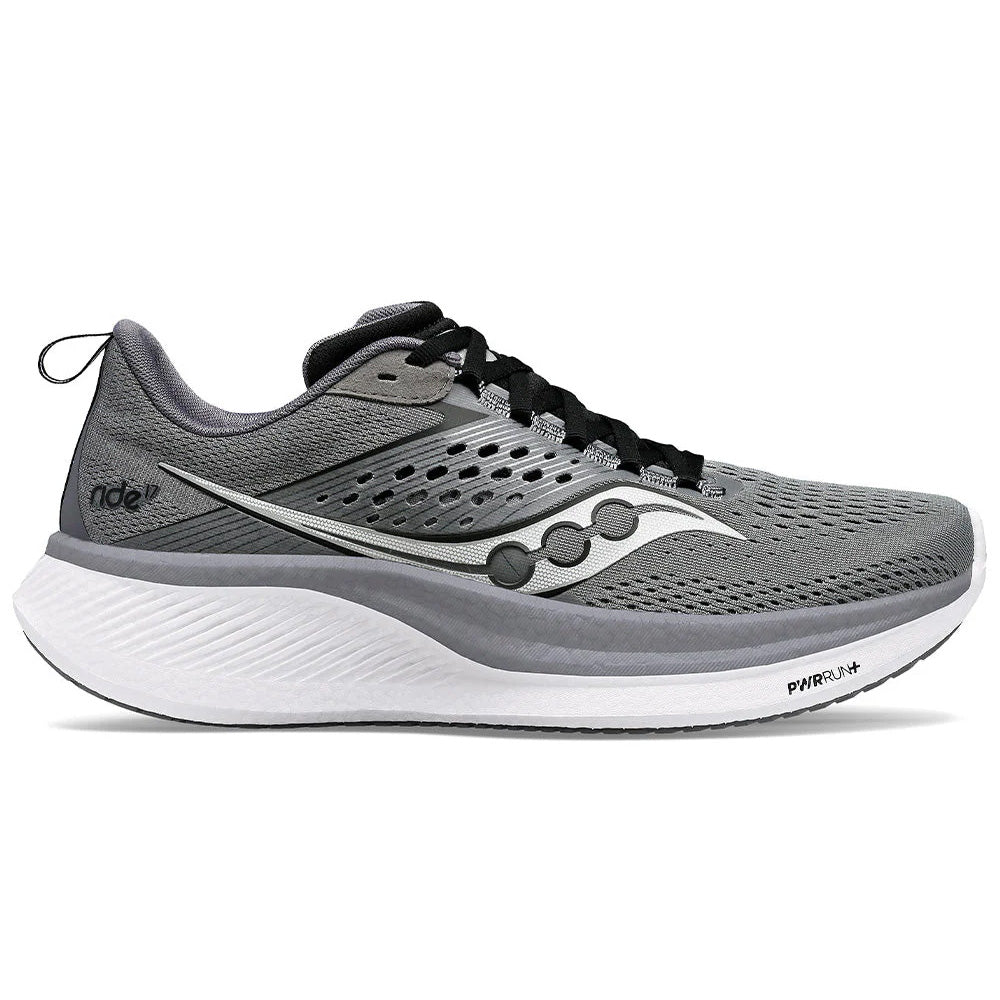 Men's Saucony Ride 17 - Cinder/Black - Standard Width (D) – Pacers