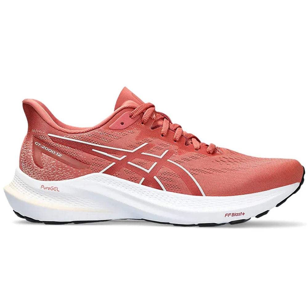 Women's ASICS GT-2000 12 - Light Garnet / Brisket Red – Pacers Running