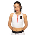 Load image into Gallery viewer, Women's ASICS x Bandit Cadence Stripe Zip Front Race Crop