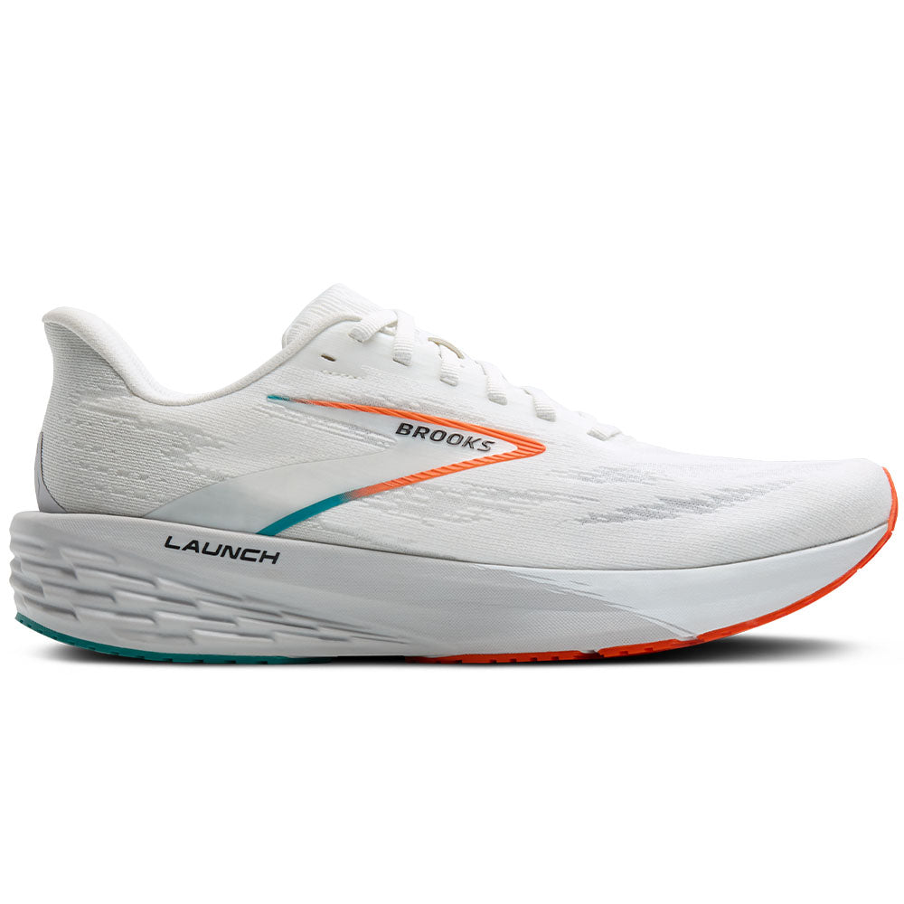 Brooks Mens Launch 11 Running Sneakers US 13 M EU 47.5 White Athletic EUC Men main image 2
