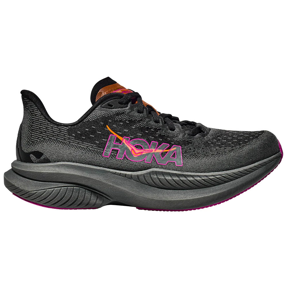 HOKA Women NEW HOKA women\'s mach 6 shoes in black display picture 1