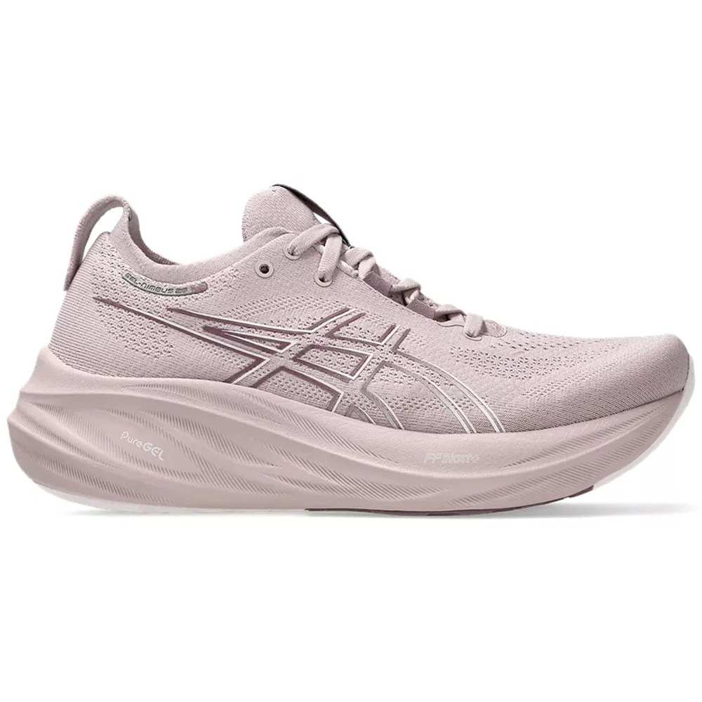 Womens asics grey clearance and pink