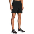 Load image into Gallery viewer, Brooks-Men's Brooks Sherpa 7" 2-in-1 Short-Black-Pacers Running
