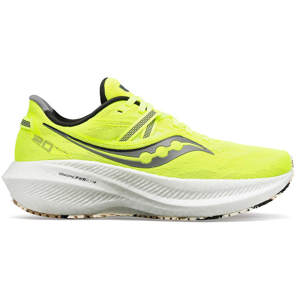 Saucony mens running shoes neon Clearance