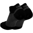 Load image into Gallery viewer, OS1st-OS1st FS4 Plantar Fasciitis Compression Socks - No Show-Black-Pacers Running
