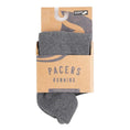 Load image into Gallery viewer, Pacers Running-Pacers Running Midweight No Show Sock-Gray-Pacers Running
