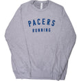 Load image into Gallery viewer, Pacers Running-Pacers Running Sweatshirt-Athletic Grey/Navy Screen-Pacers Running
