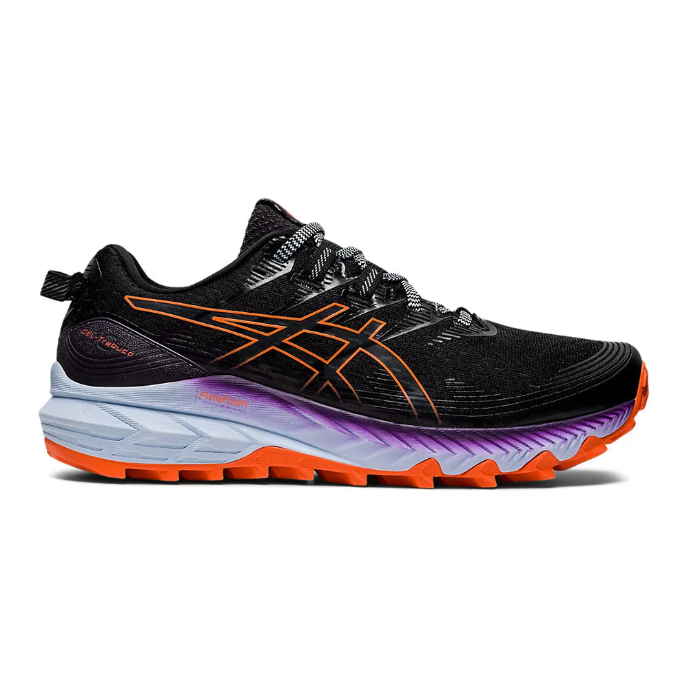 ASICS Trabuco Max Running Shoe - Women's Black/Nova Orange, 7.5