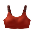 Load image into Gallery viewer, Brooks-Women's Brooks Dare Scoopback Run Bra 2.0-Copper/Run Raisin/Ice Blue-Pacers Running