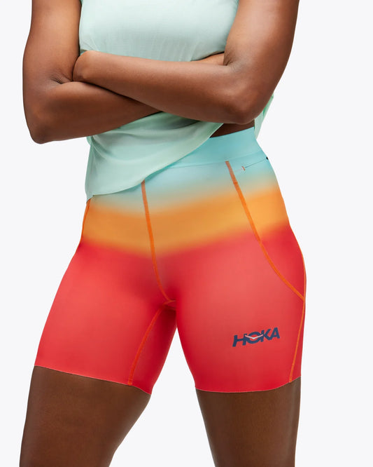 Women's HOKA ONE ONE Novafly 6'' Knit Short Print