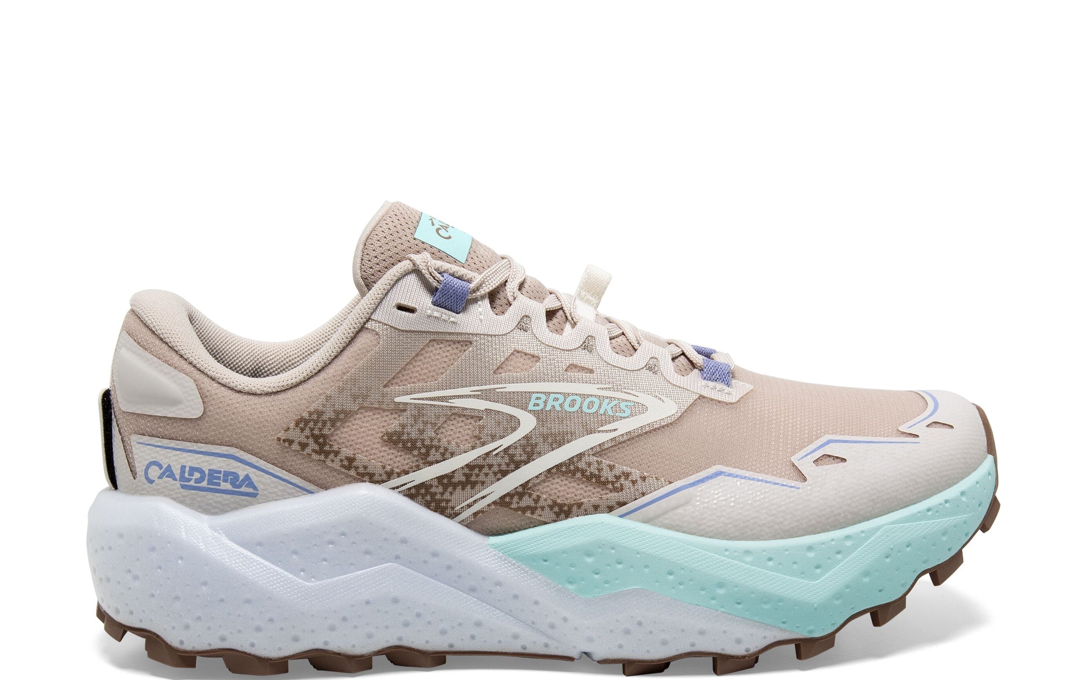 Women's Brooks Caldera 7, Chateau Grey/White Sand, 6.5 B Medium
