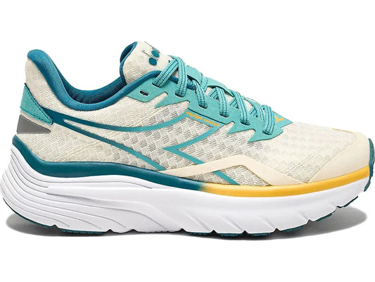 Women's Diadora Equipe Nucleo, Whisper White/Dusty Turquoise, 10 B Medium
