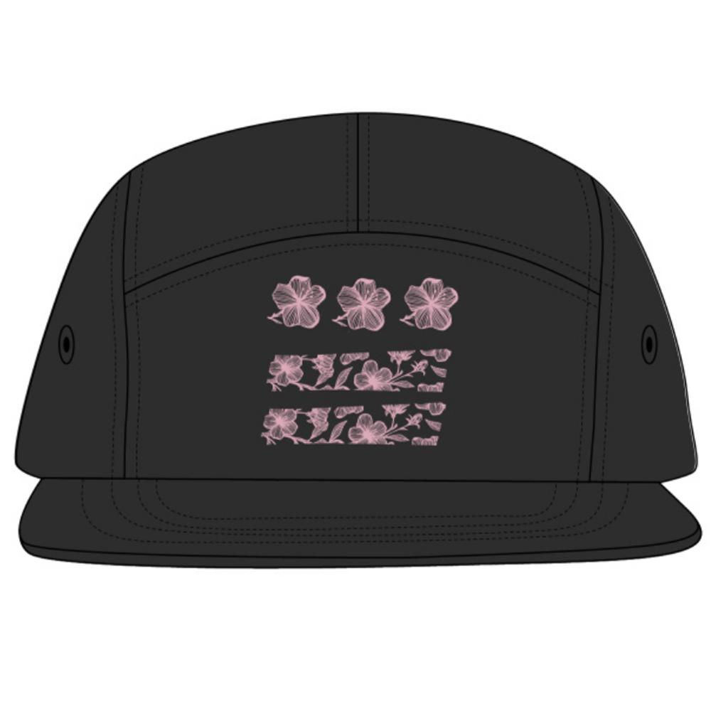 5 Panel Cherry Blossom Hat
