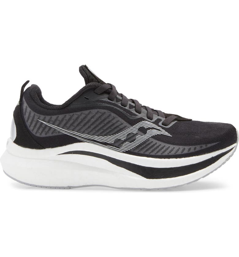 Women's Saucony Endorphin Speed 2, Black/Shadow, 5 B Medium