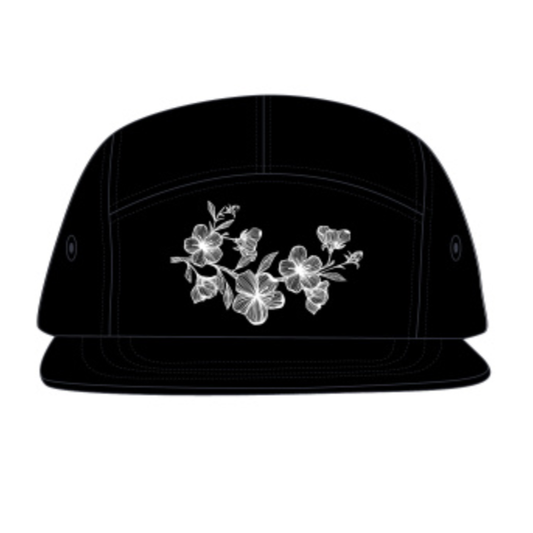 5 Panel Cherry Blossom Hat