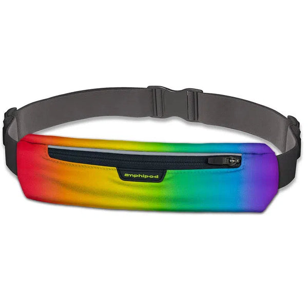 Amphipod MicroStretch Plus Luxe Gürtel – Dehnbar, Reflektierend | Für Läufer, Mit Tasche Für Handy & Utensilien
