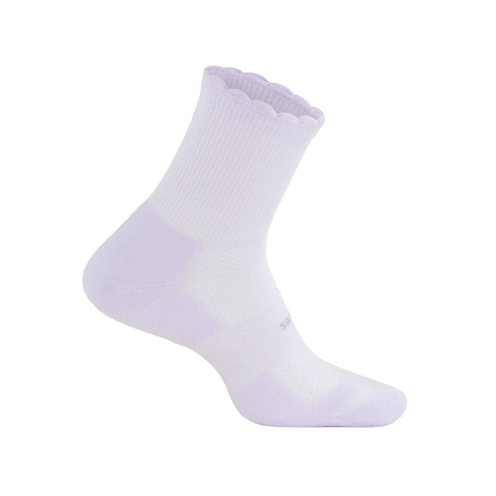 Feetures High Performance Max Cushion Quarter Tall Scallop Sock