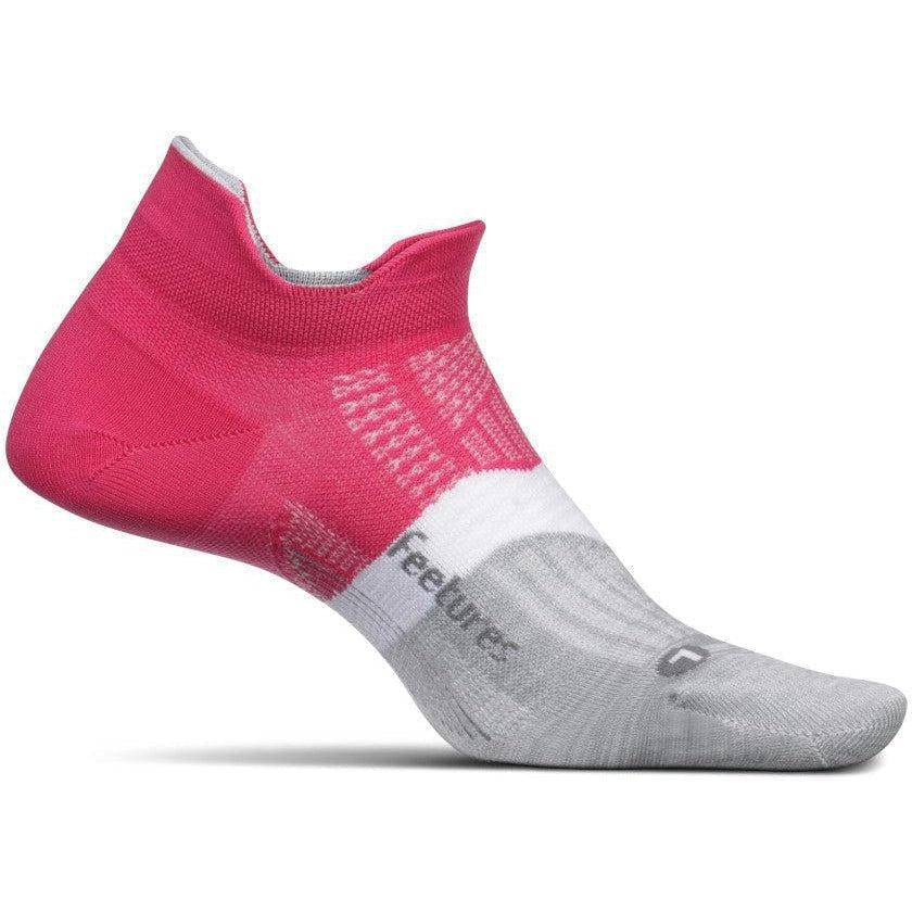 Feetures-Feetures Elite Light Cushion No Show Tab-Fierce Magenta-Pacers Running