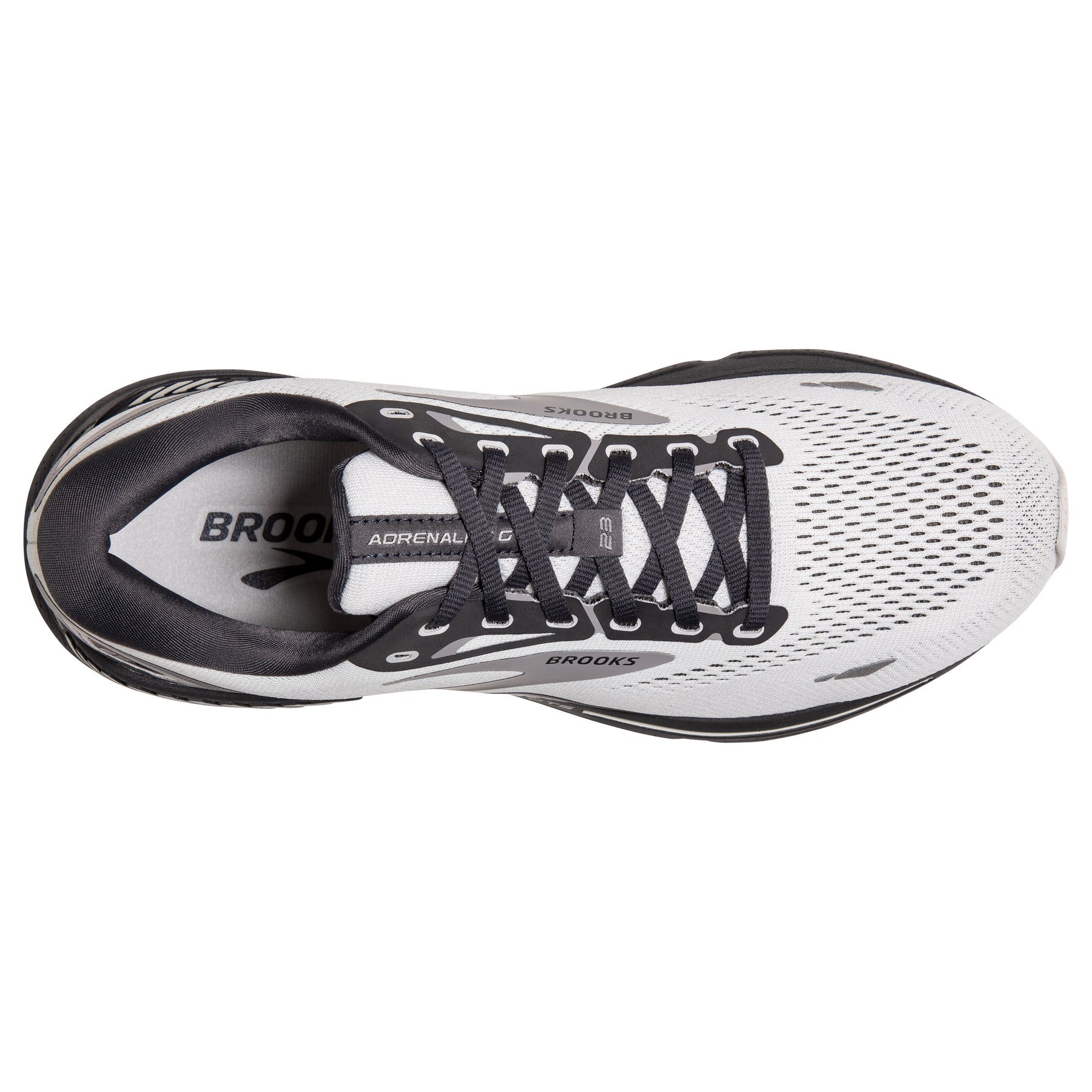 BROOKS ADRENALINE GTS 23 (D WIDE) WOMENS WHITE OYSTER SILVER
