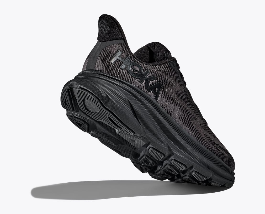 Men's HOKA ONE ONE Clifton 9 - Black - Pacers Running Online Store