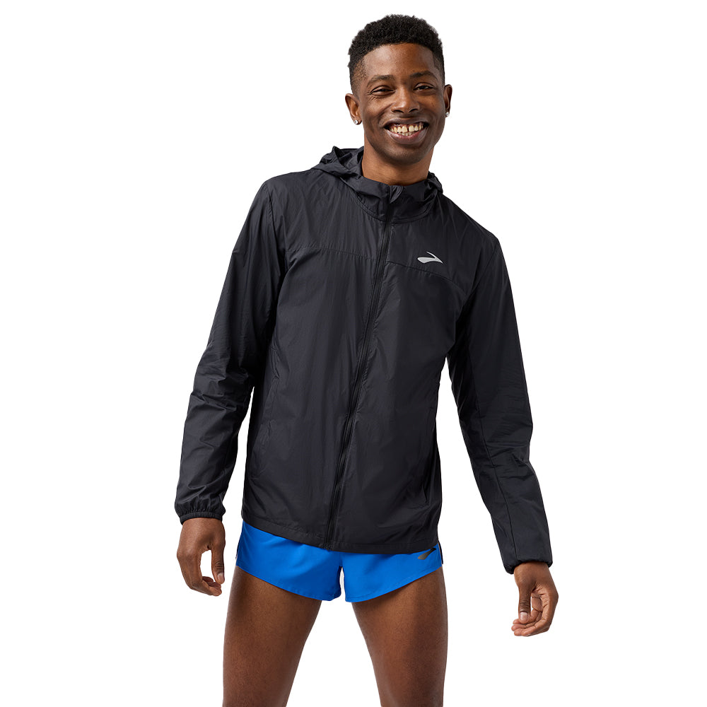 DC Half Men's Brooks Canopy Packable Jacket - Black – Pacers Running