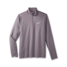 Brooks-Men's Brooks Dash 1/2 Zip 2.0-Heather Frosted Lead-Pacers Running