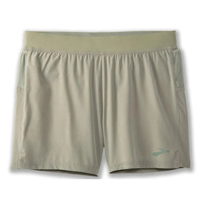 Brooks-Men's Brooks Sherpa 5" Short-Pebble-Pacers Running