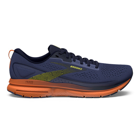 Brooks-Men's Brooks Trace 3-Iris/Red Orange/Sulphur-Pacers Running