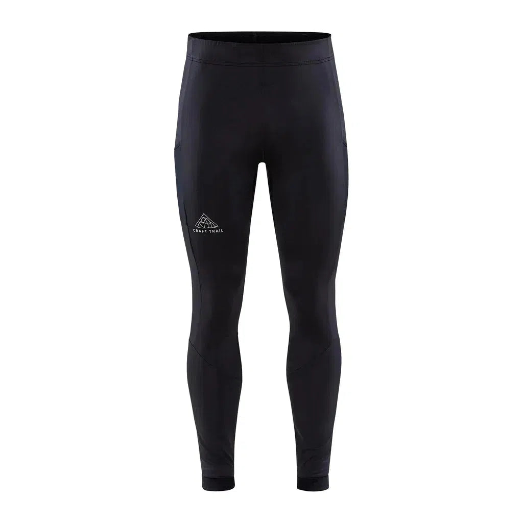 Craft-Men's Craft PRO Trail Tights-Black-Pacers Running