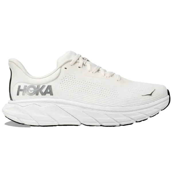 ひろし　オメガルビー&ホワイト Men's HOKA ONE ONE Arahi 7 - Blanc De Blanc/Steel Wool - Standard