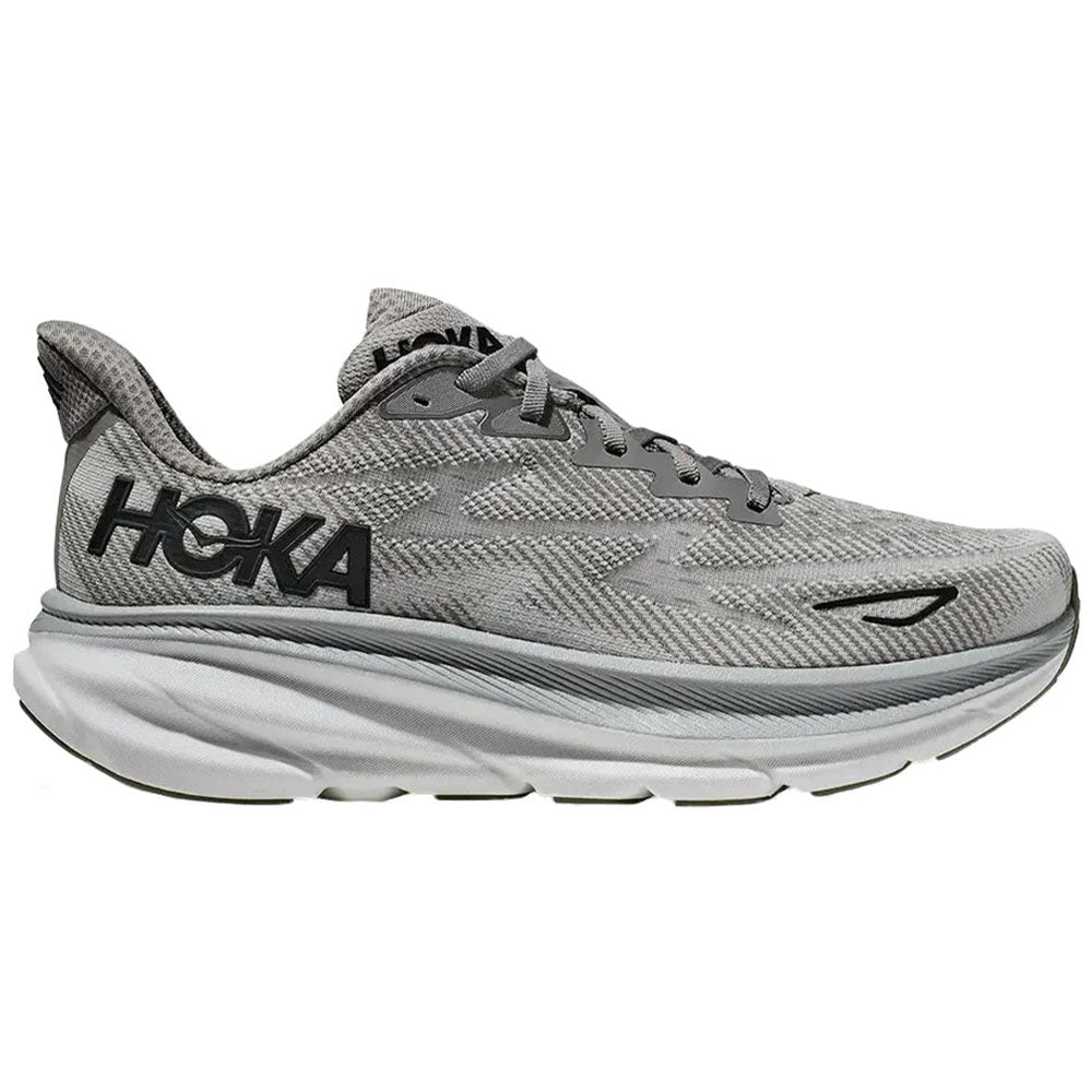 Men's Hoka Clifton 9, Harbor Mist/Black, 11.5 D Medium