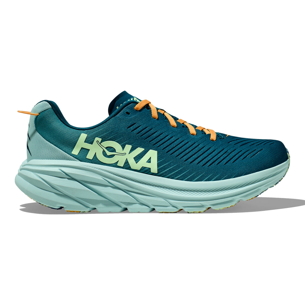 HOKA ONE ONE-Men's HOKA ONE ONE Rincon 3-Deep Lagoon/Ocean Mist-Pacers Running