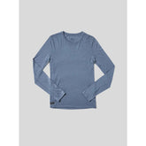 Janji-Men's Janji Repeat Merino Long Sleeve-Gray-Pacers Running