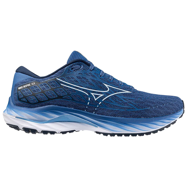 Men's Mizuno Wave Inspire 20 - Federal Blue/White - Standard Width Men's Mizuno Wave Inspire 20 - Federal Blue/White - Standard Width