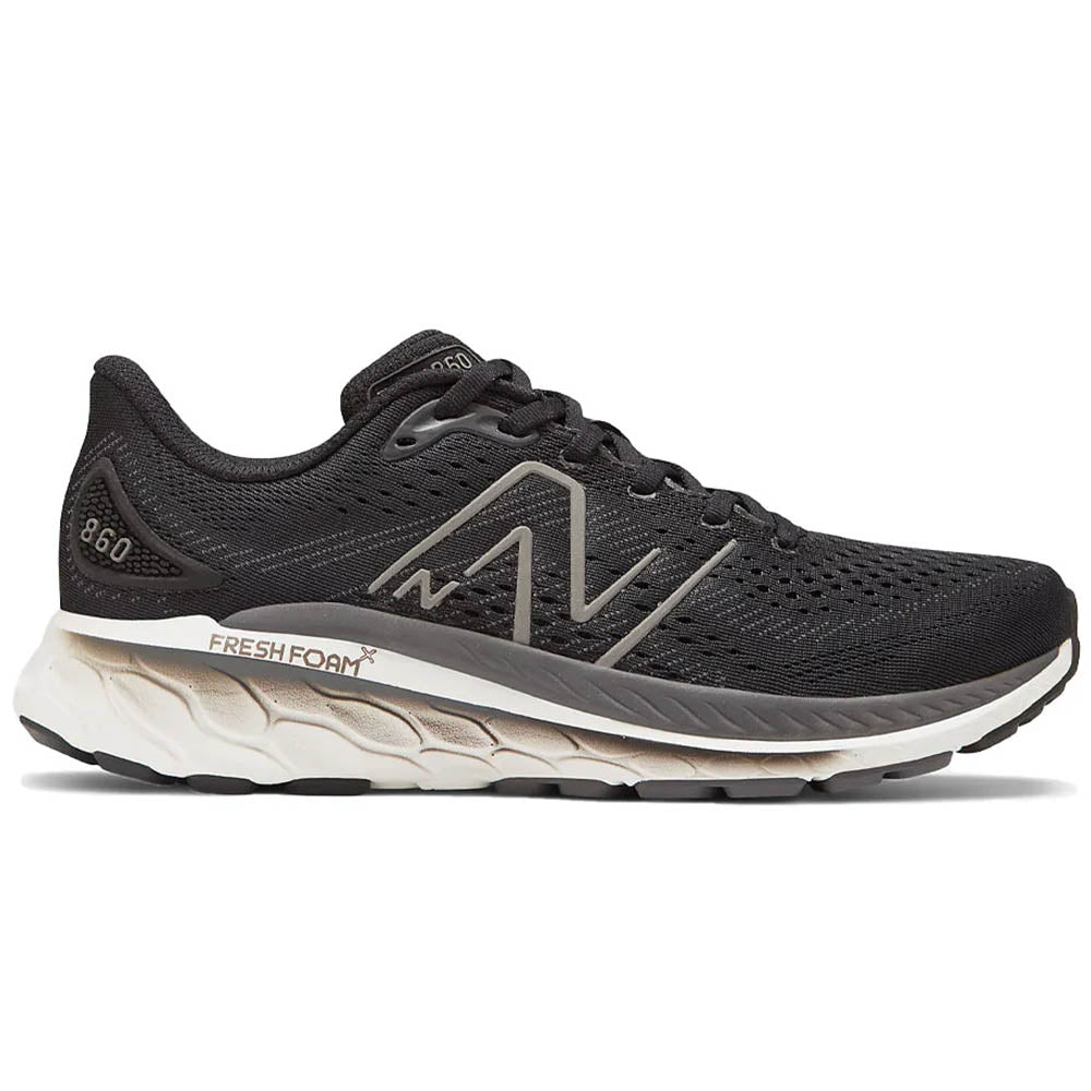 Men's New Balance Fresh Foam X 860v13 - Black & Beige – Pacers Running
