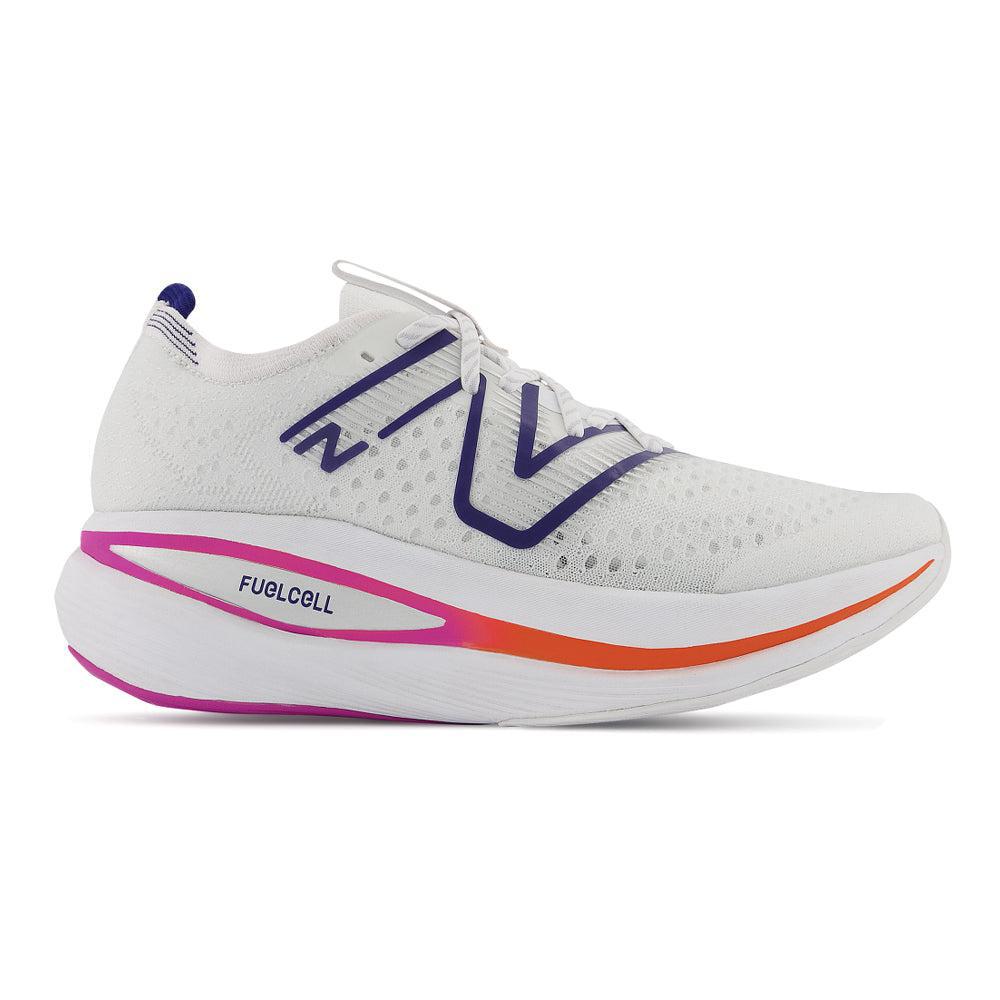 New Balance-Men's New Balance FuelCell SuperComp Trainer-White/Victory Blue/Magenta Pop-Pacers Running