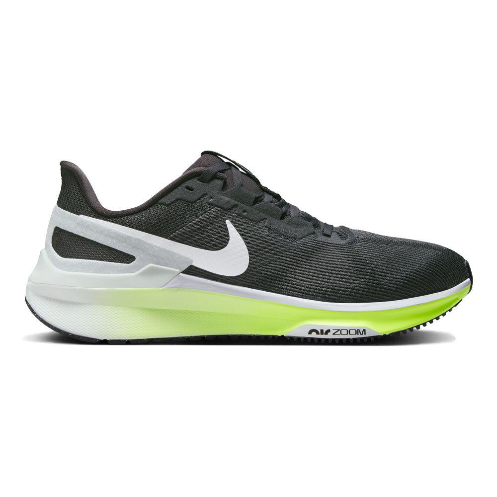 Nike-Men's Nike Structure 25-Anthracite/White-Volt-Pure Platinum-Pacers Running