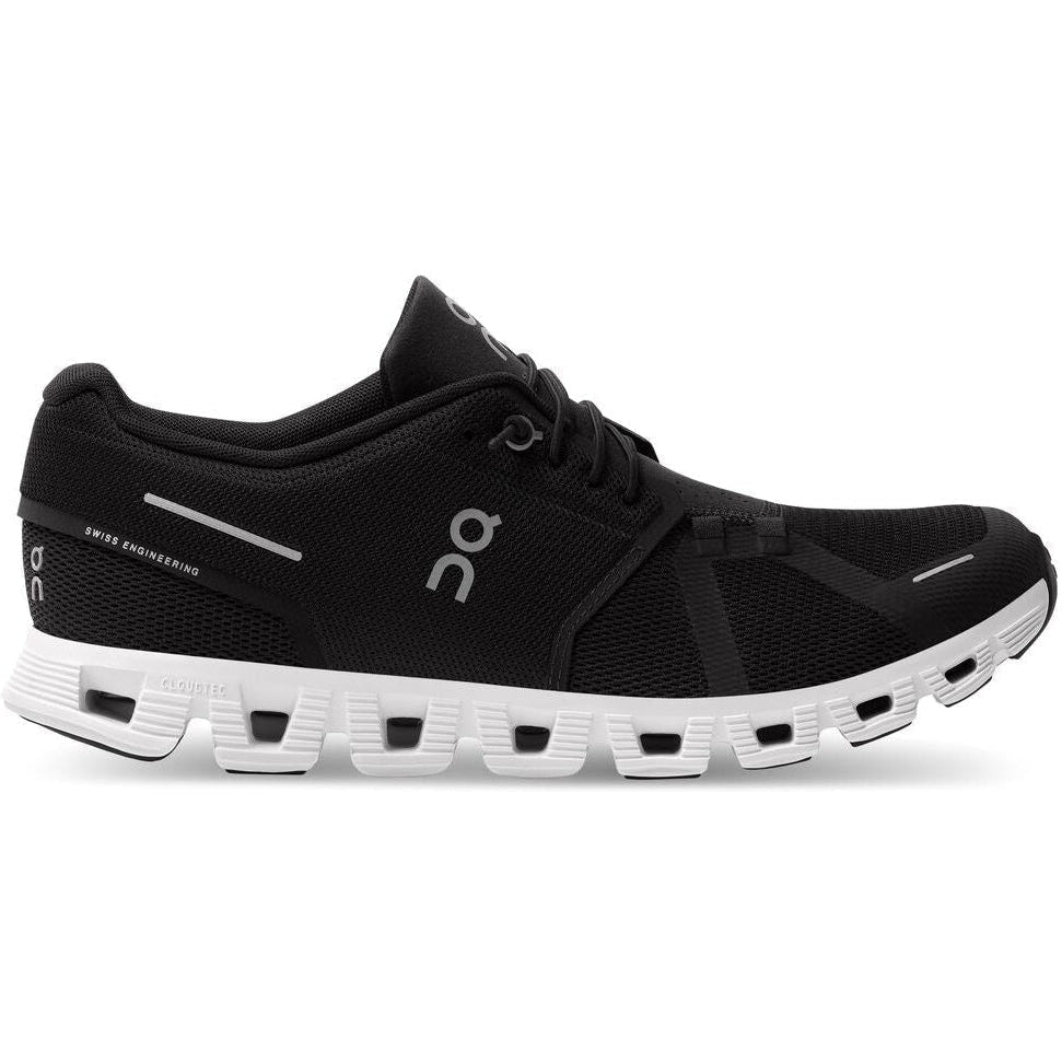 Men's On Cloud 5, Black/White, 12.5 D Medium