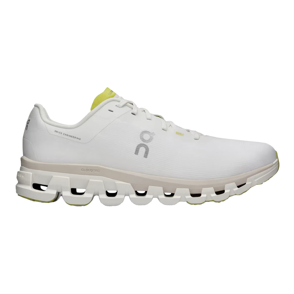 On-Men's On Cloudflow 4-White/Sand-Pacers Running