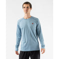 Load image into Gallery viewer, Rabbit-Men's Rabbit EZ Tee Long Sleeve-Blue Mountain Spring-Pacers Running
