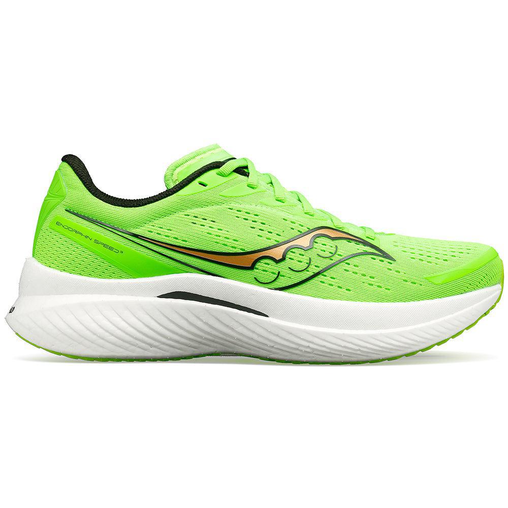 Saucony-Men's Saucony Endorphin Speed 3-Slime/Gold-Pacers Running
