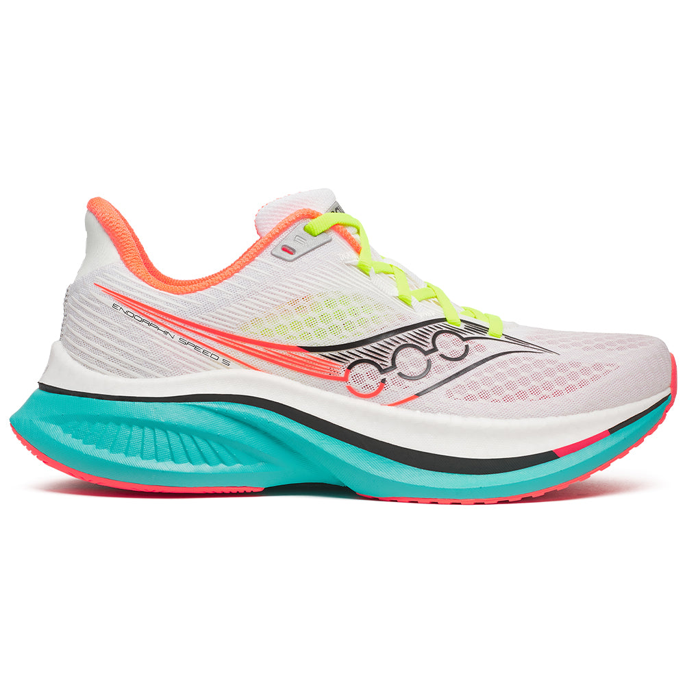 Men's Saucony Endorphin Speed 5 White/Mutant