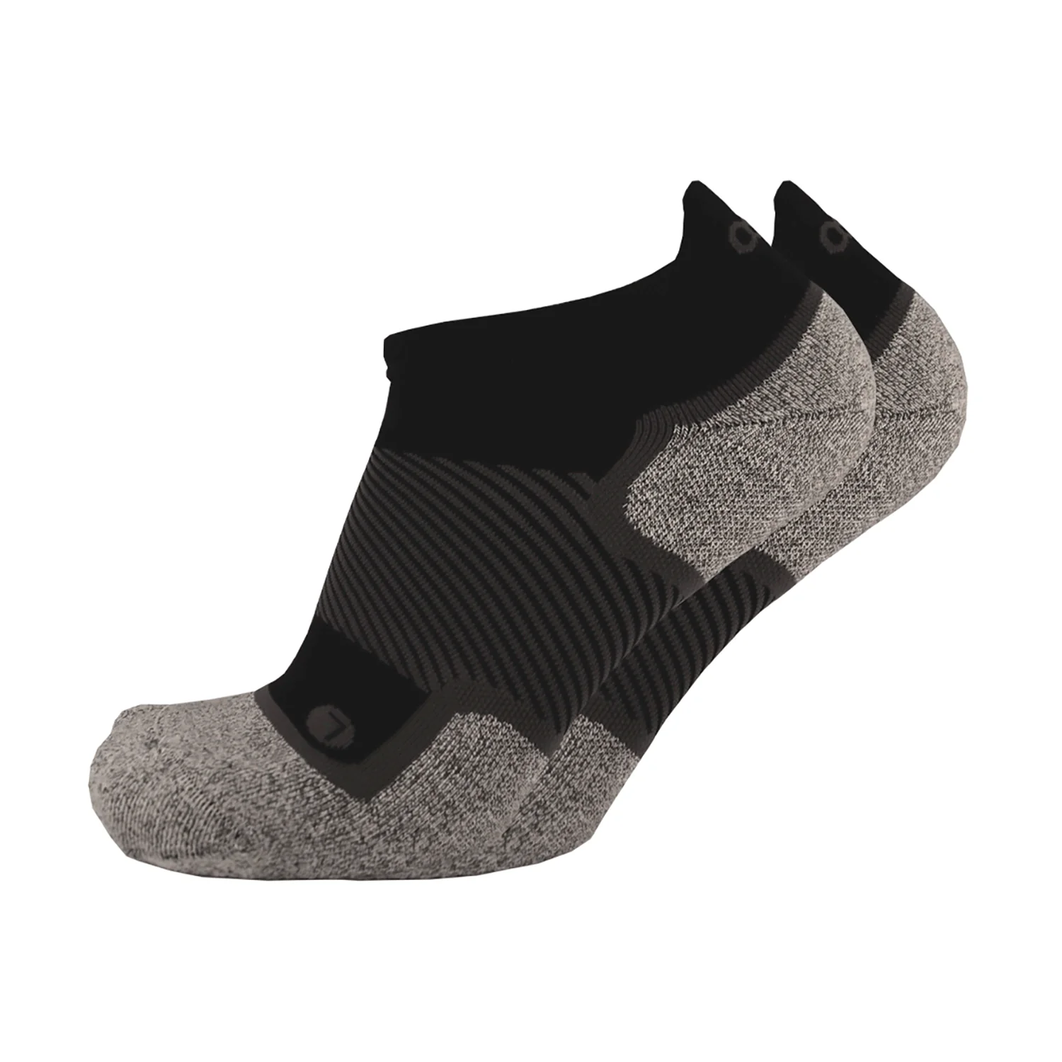 OS1st-OS1st WP4+ Wide Wellness Performance Socks - No Show-Black-Pacers Running